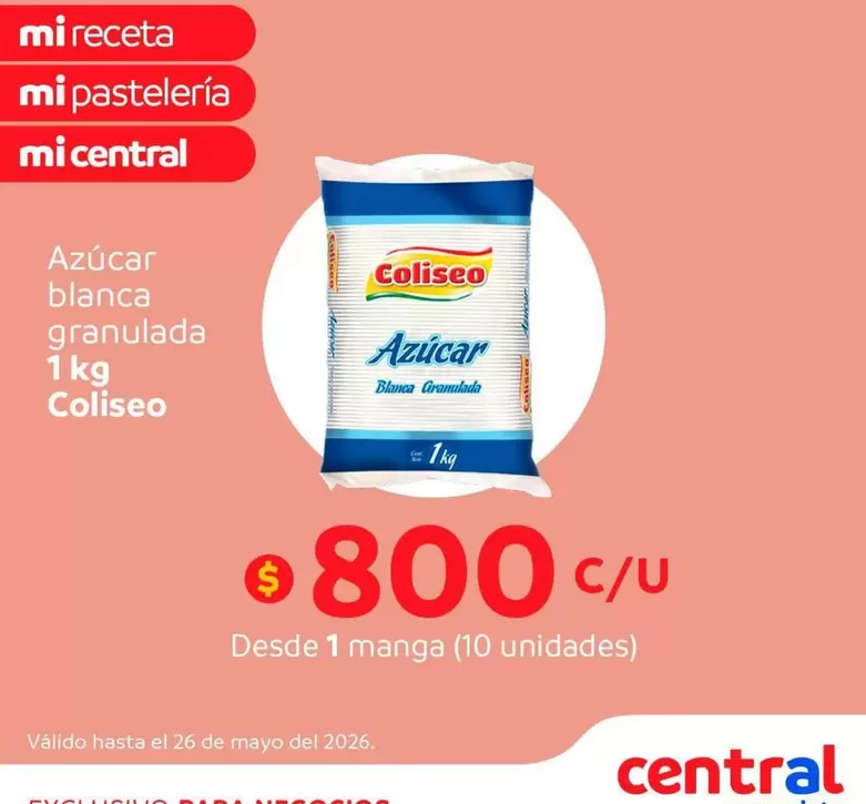 Coliseo - Azúcar Blanca Granulada
