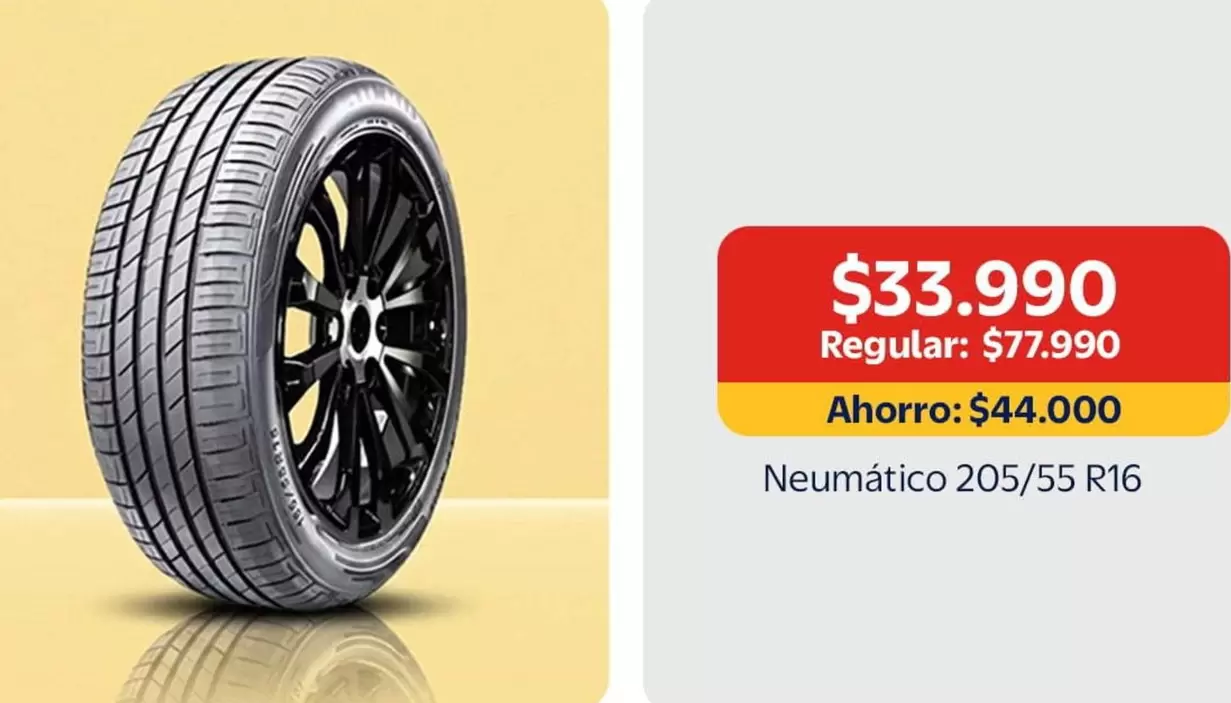 Neumático 205/55 R16