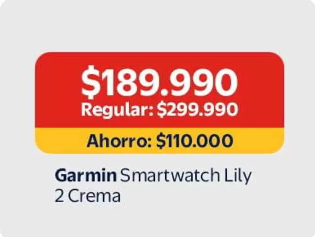 Garmin - Smartwatch Lily 2 Crema