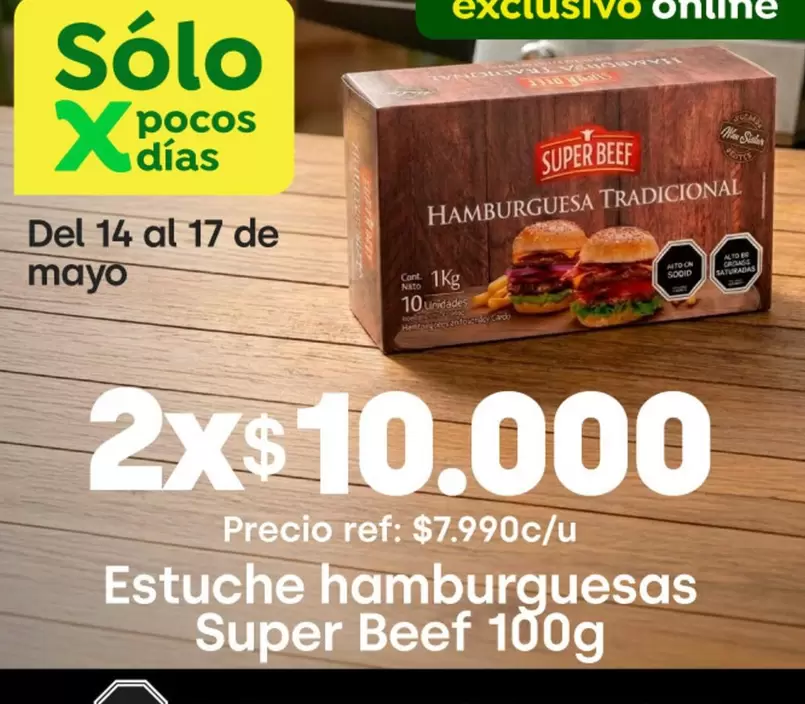 Hamburguesas Super Beef