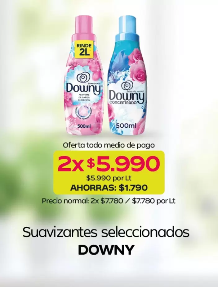 Downy - Suavizantes Seleccionados