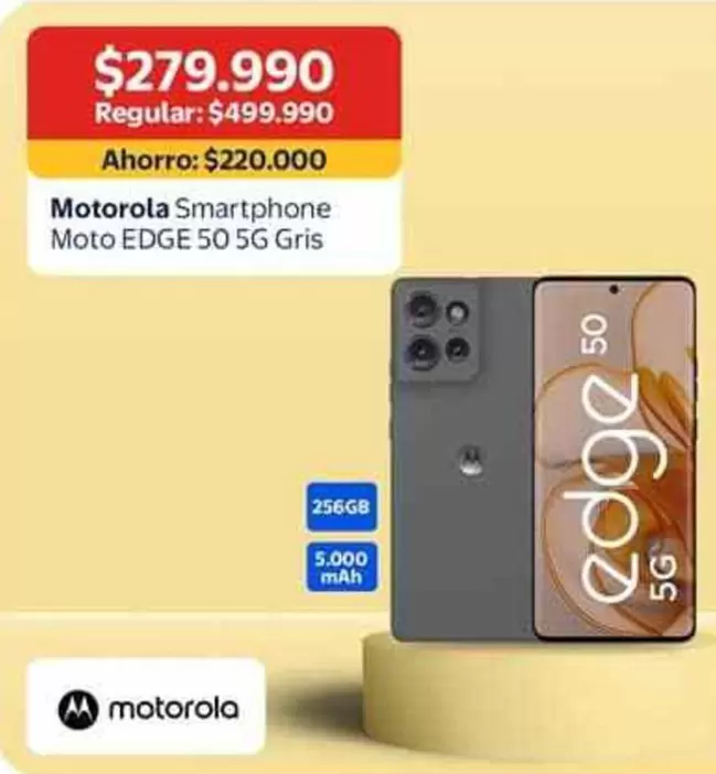 Motorola - Smartphone Moto Edge 50 5G Gris