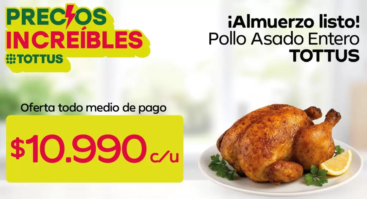 Tottus - Pollo Asado Entero