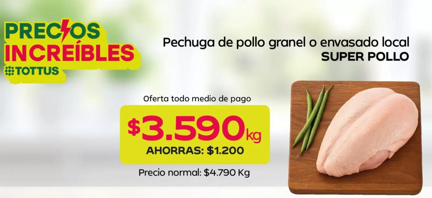 Súper Pollo - Pechuga De Pollo Granel O Envasado Local