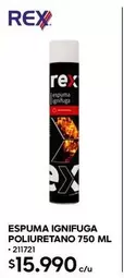 Rex - Espuma Poliuretano 750 Ml