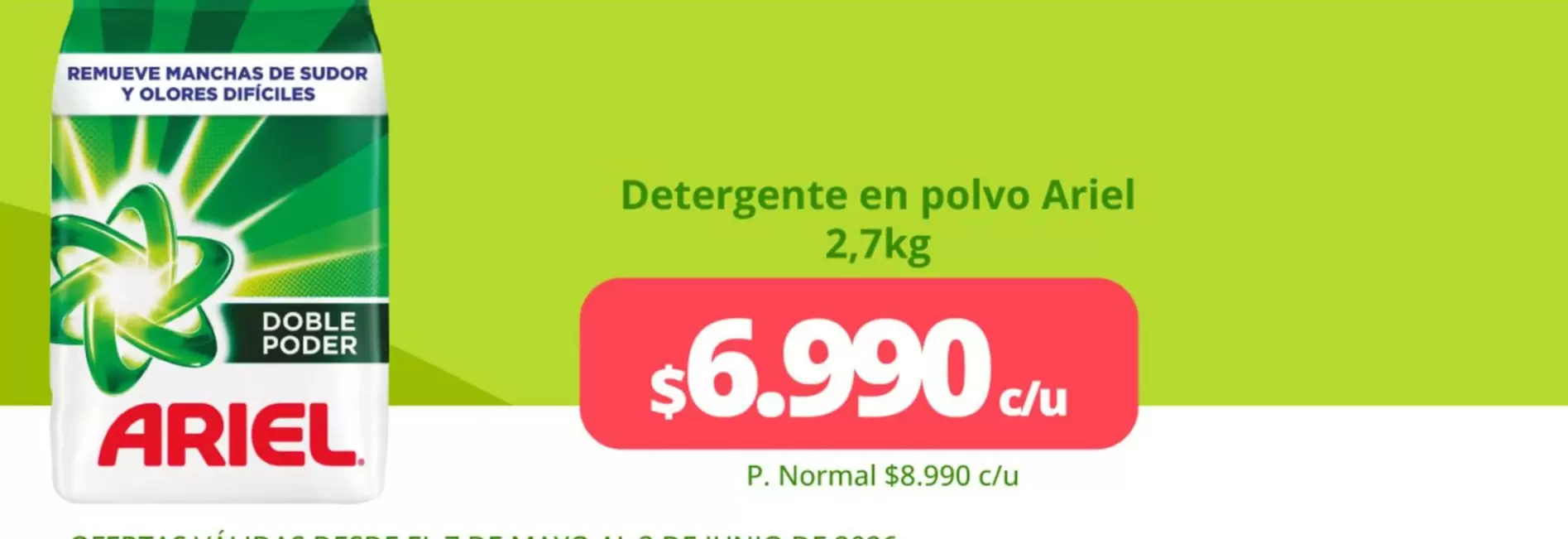 Ariel - Detergente En Polvo