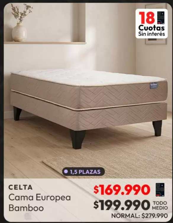 Celta - Cama Aeropea Bamboo