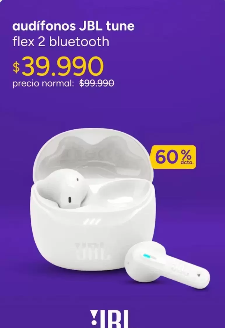 JBL - Audifonos Tune Flex 2 Bluetooth