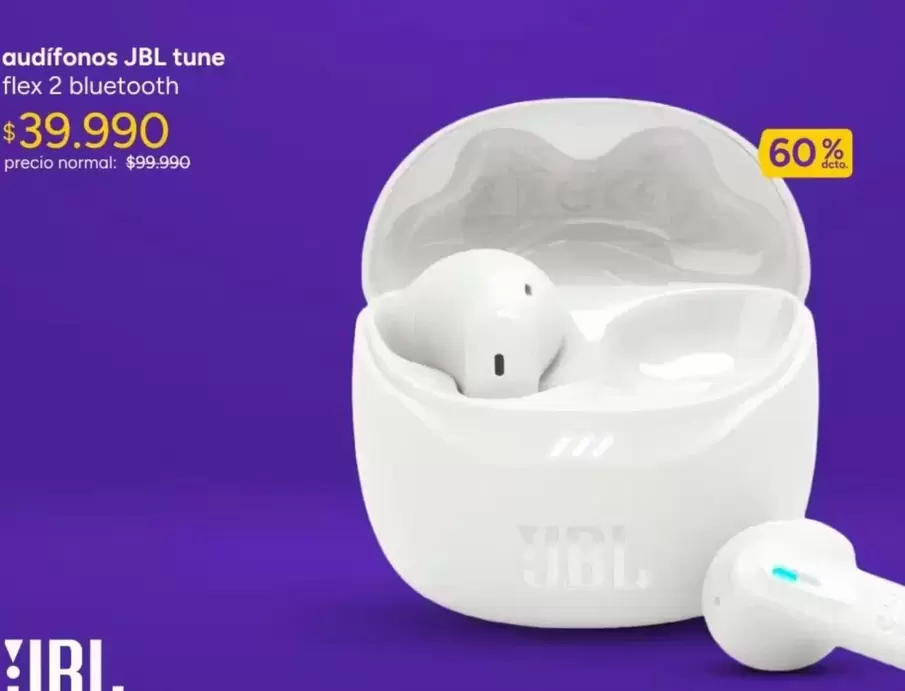 JBL - Audifonos Tune Flex 2 Bluetooth