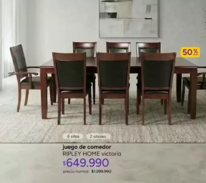 Victoria - Juego De Comedor Ripley Home