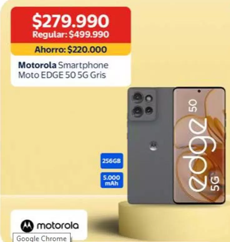 Motorola - Smartphone Moto Edge 50 5G Gris