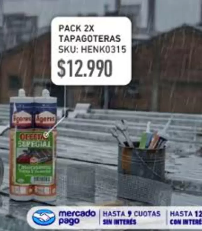 Pack 2x Tapagoteras