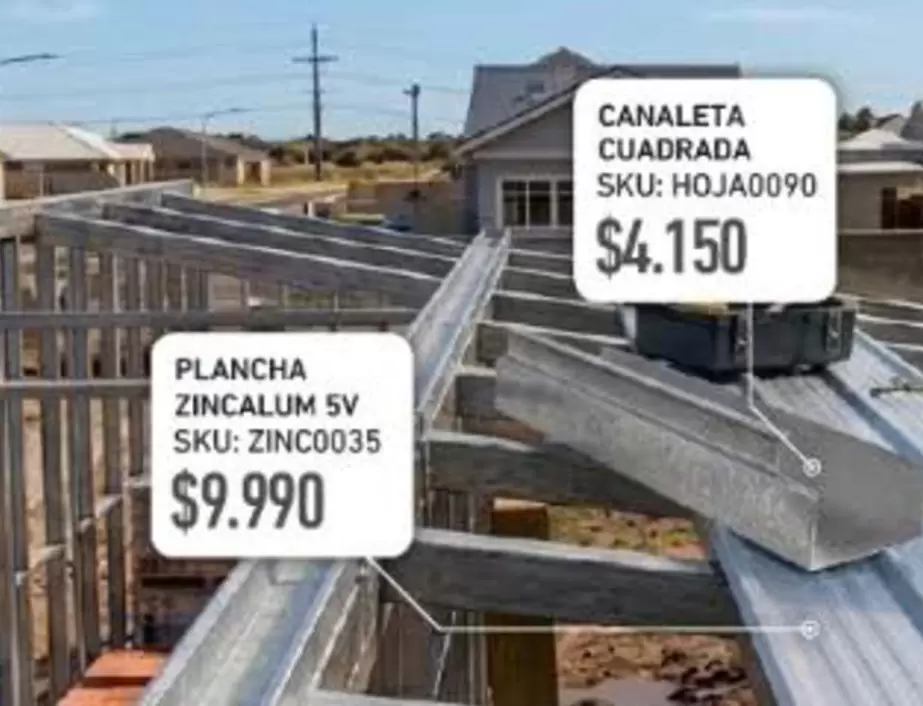 Plancha Zincalum 5v Sku: Zinc0035