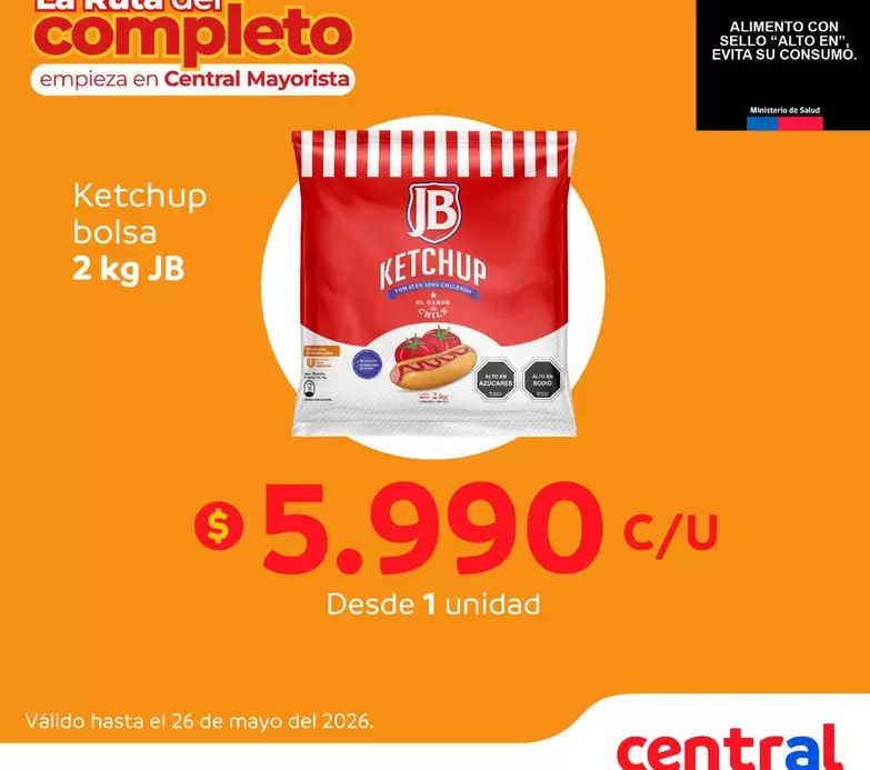 JB - Ketchup Bolsa