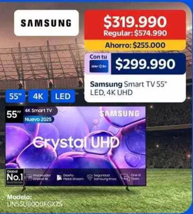Samsung - Smart Tv 55"