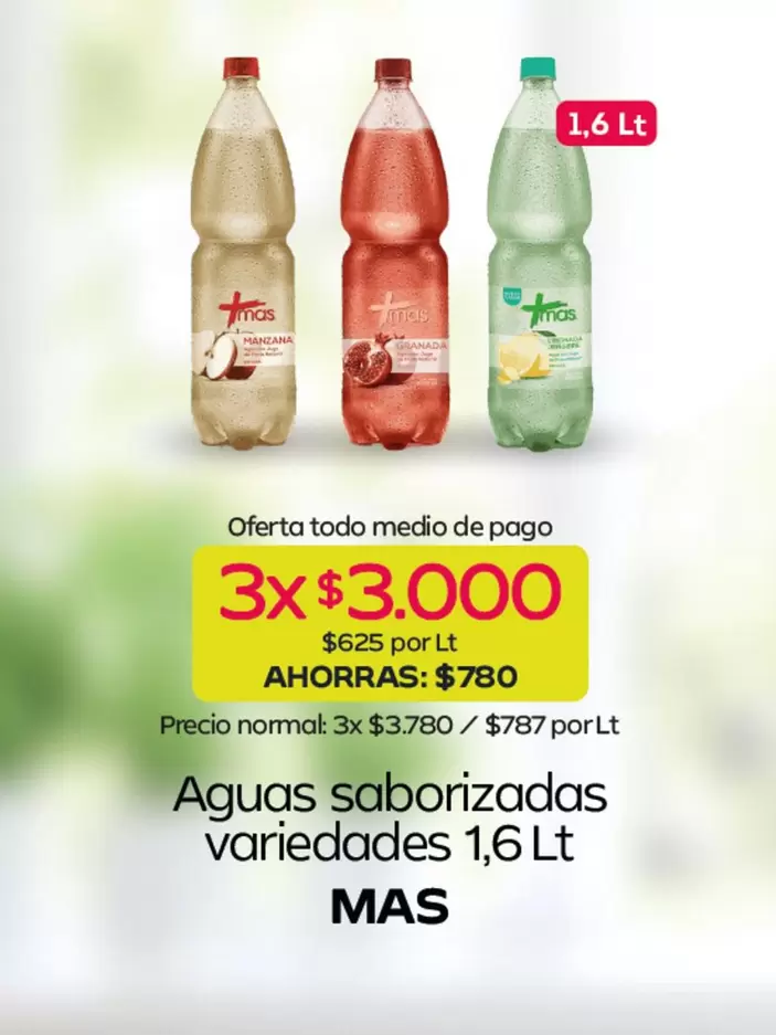 Más - Aguas Saborizadas Variedades