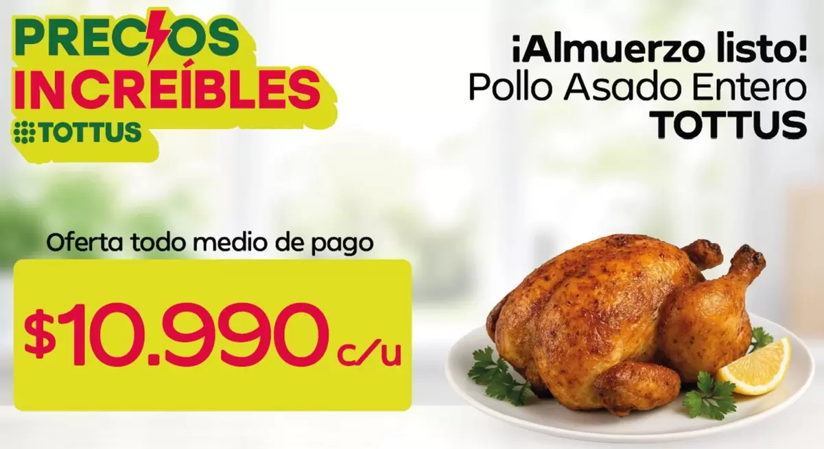 Tottus - Pollo Asado Entero