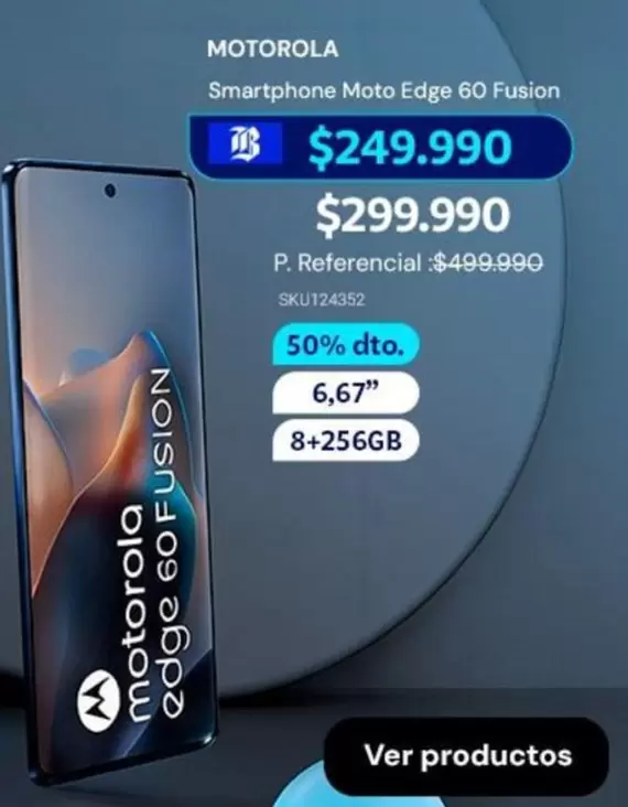 Motorola - Smartphone Edge 60 Fusion