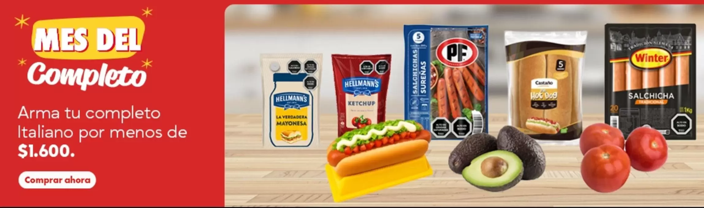 Hellmann's - Arma Tu Completo Italiano Por Menos De