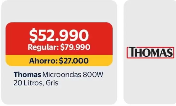 Thomas - Microondas