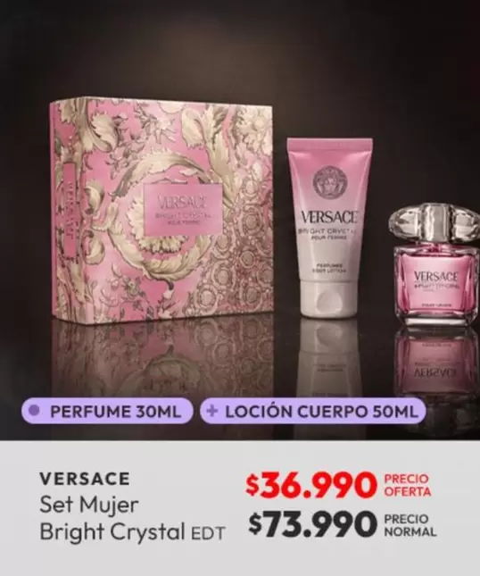 Versace - Set Mujer Bright Crystal Edt