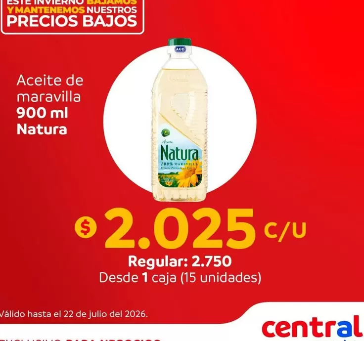 Natura - Aceite De Maravilla