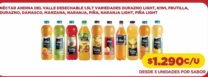 Andina - Nectar  Del Valle Desechable