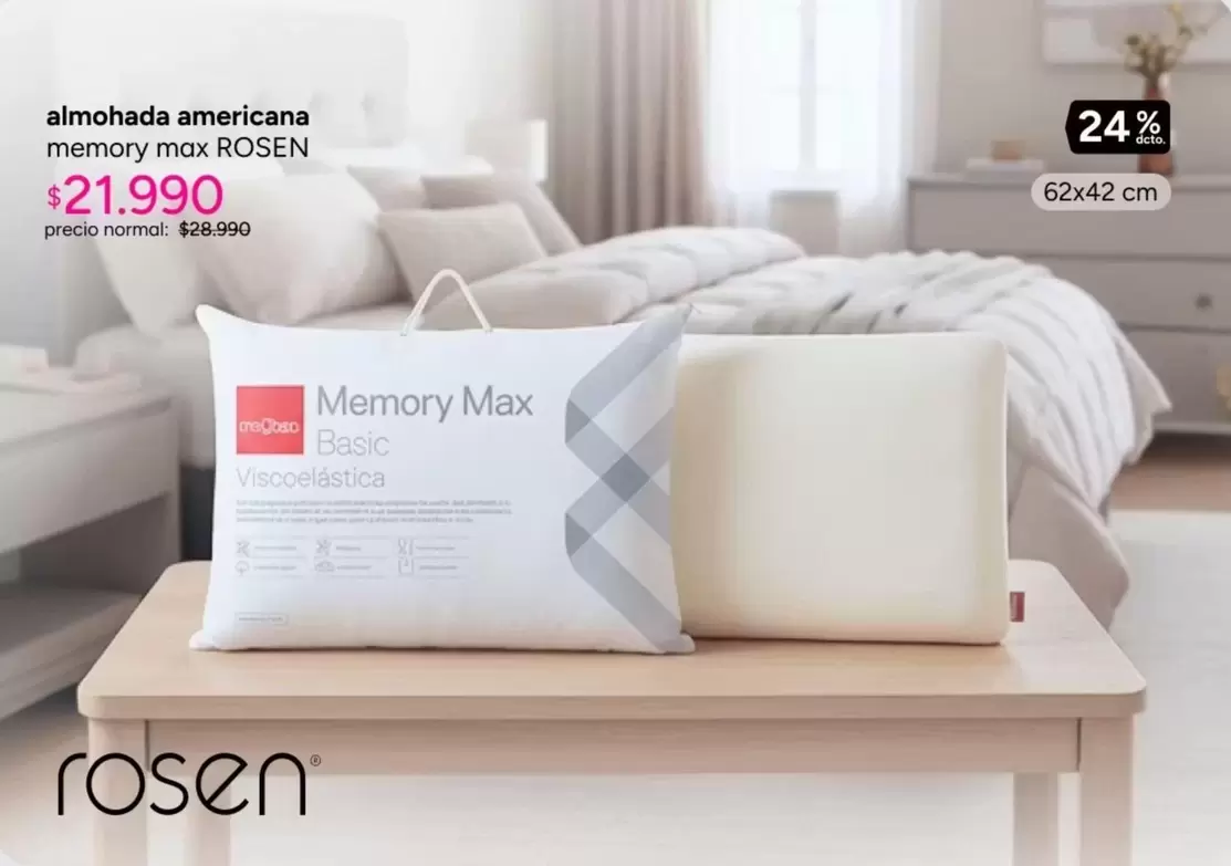 Rosen - Almohada americana meneno prox