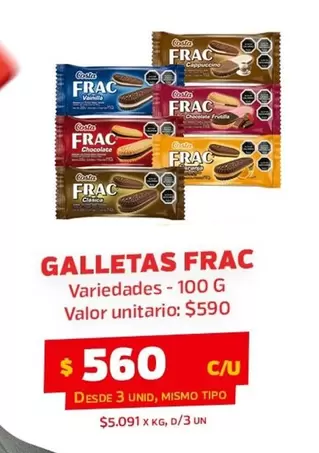 Frac - Galletas