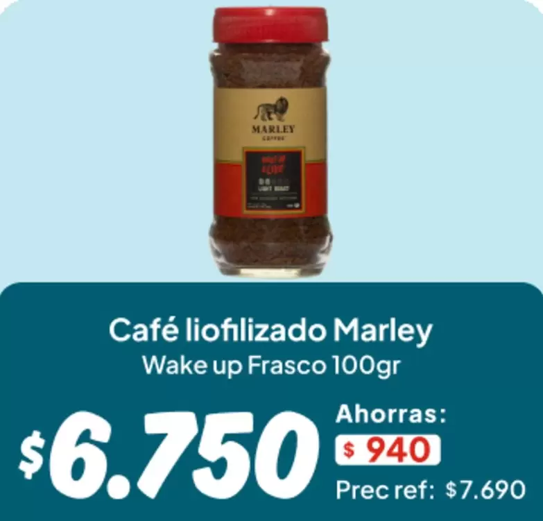 Marley - Cafe Liofilizado
