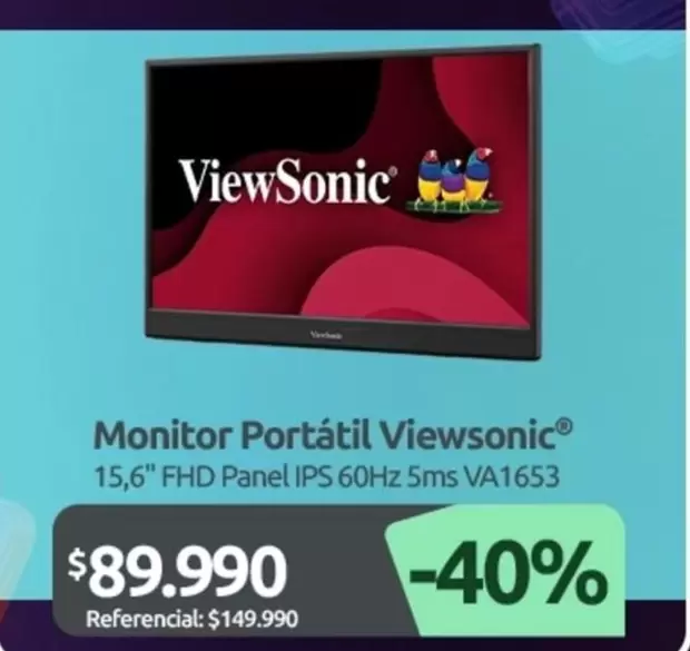 Viewsonic - Monitor Portátil