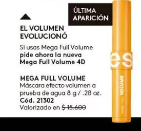 Mega - Full Volume Mascara Efecto Volumen A Prubeba De Agua