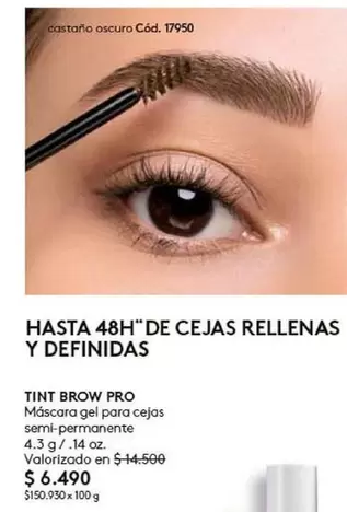 Castaño - Hasta 48h De Cejas Rellenas Y Definidas