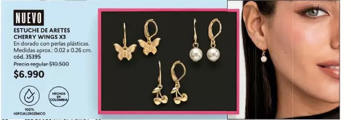 Nivea - Estuche De Aretes Chieri Vinnes X3
