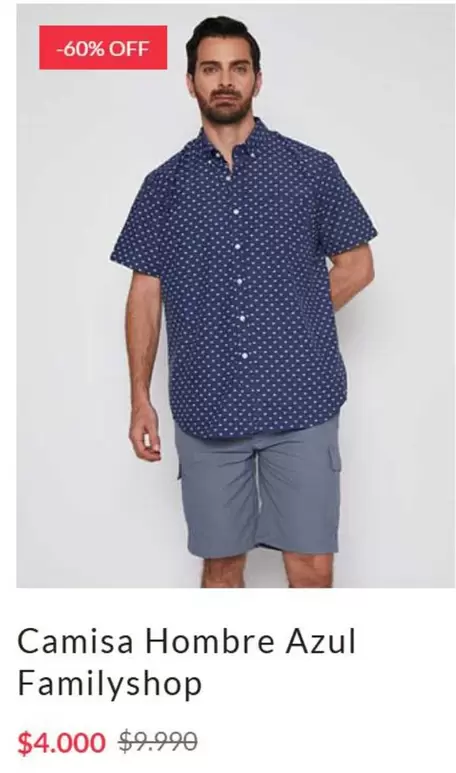 Comisa Hombre Azul Familyshop
