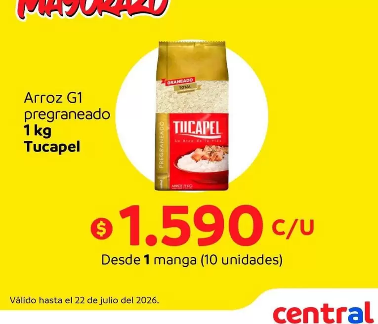 Tucapel - Arroz G 1 Pregraneado