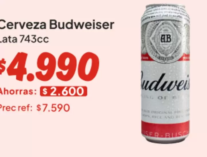 Budweiser - Cerveza