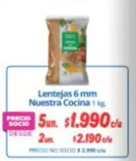 Lentejas 6 Mm Nuestra Cocina