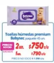 Babysec - Toallas Humedas Premium