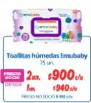 Emubaby - Toallitas Humedas