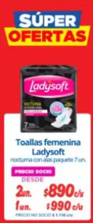 Ladysoft - Toallas Femenina