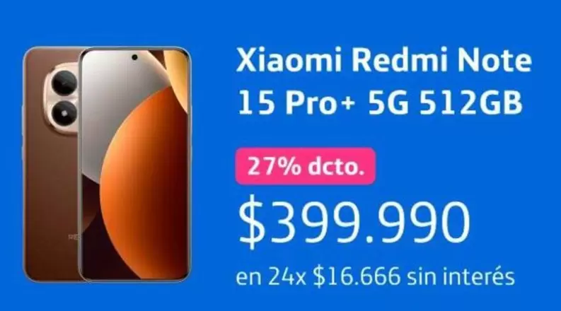 Xiaomi - Redmi Note 15 Pro+ 5G 512GB