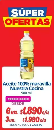Maravilla - Aceite 100%  Nuestra Cocina