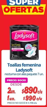Ladysoft - Toallas Femenina