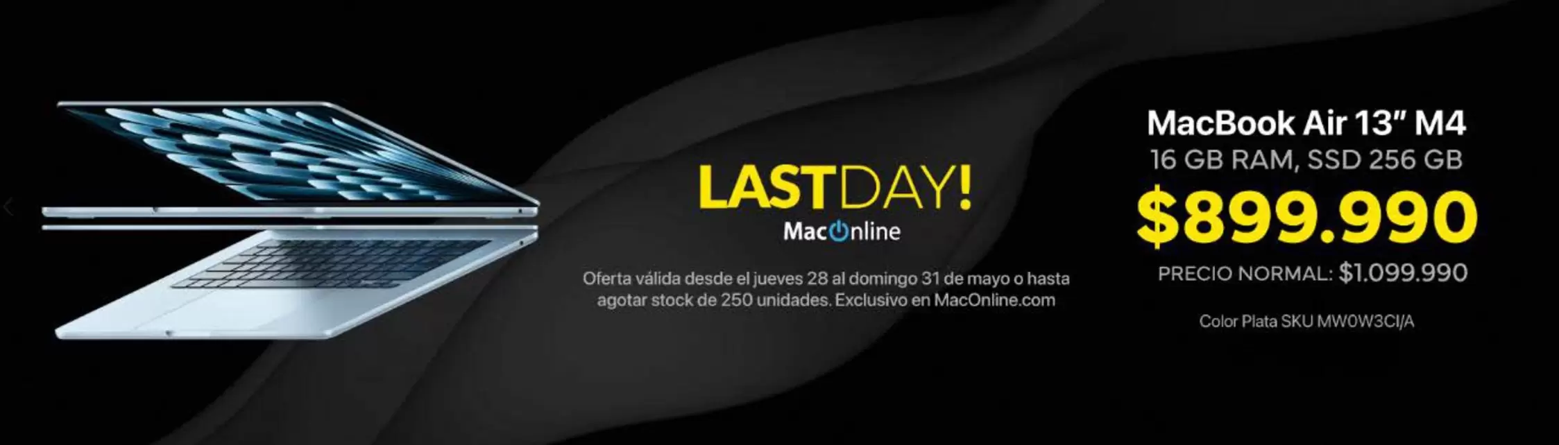 Macbook Air 13" M4.