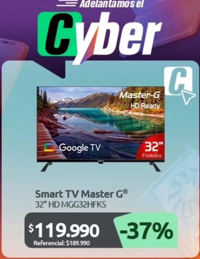 Master-G - Smart Tv Master G 32" HdMG32HFKS