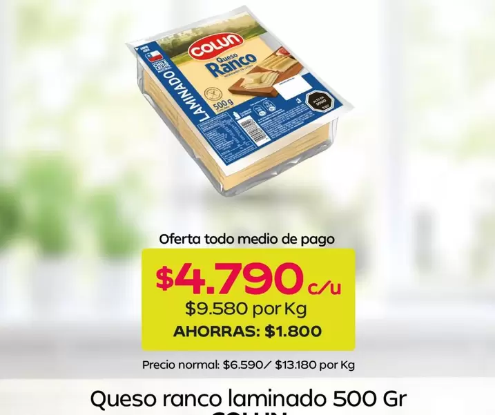 Colun - Queso Ranco Laminado