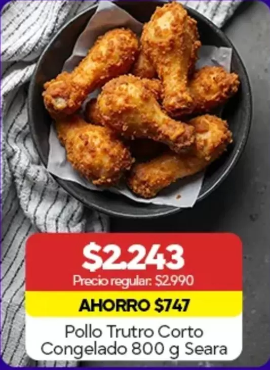 Seara - Pollo Trutro Corto Congelado