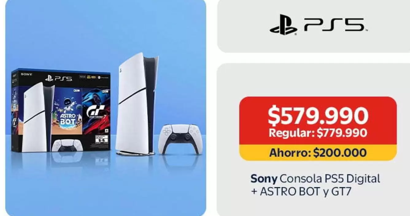 SONY - PS5 Digital + Astro BOT