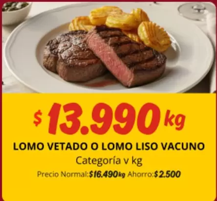 Lomo Vetado O Lomo Liso Vacuno